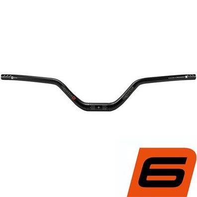 Ergotec Lenker "Riser Bar 30-50-70-100" Grifflänge 205 mm, Rise 100 mm, Level 6,