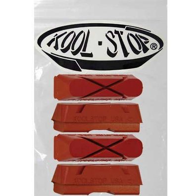 Bremsgummi -Weinmann X-, salmon, Kool-Stop, RE-WXSA