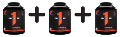 3 x Rule One R1 Protein, Strawberry Banana - 2260g
