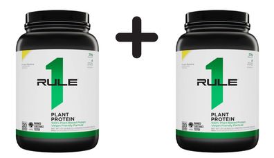 2 x Rule One Plant Protein, Frozen Banana - 620g