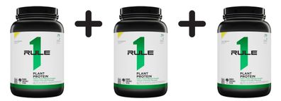 3 x Rule One Plant Protein, Frozen Banana - 620g