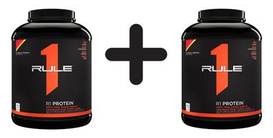 2 x Rule One R1 Protein, Strawberry Banana - 2260g