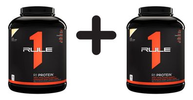 2 x Rule One R1 Protein, Vanilla Butter Cake - 2280g