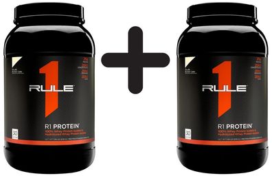 2 x Rule One R1 Protein, Vanilla Butter Cake - 879g