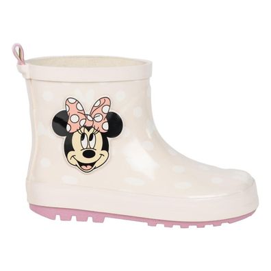 Disney Minnie Mouse Kinder-Regenstiefel Wasserdichte Rubber Gummistiefel für Mädchen