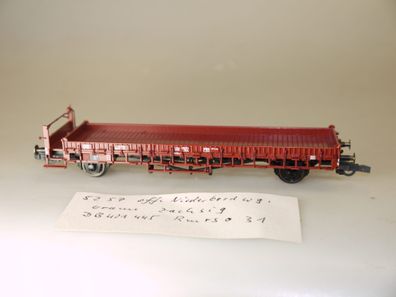 H0: Fleischmann 5257K Niederbordwagen mit Bremserbühne, top-Zustand, aber ohne OVP