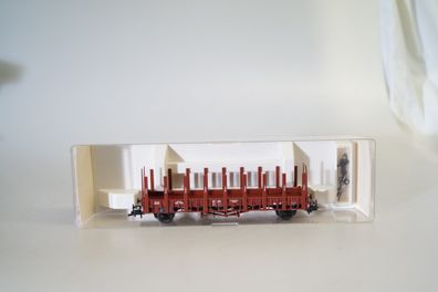 H0: Fleischmann 5226K Rungenwagen 'DRG', Top/ovp