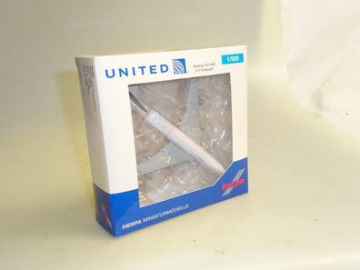 1:500 Herpa Wings 531306 Boeing 747-400 United 747 Farewell Flight, neuw./ovp