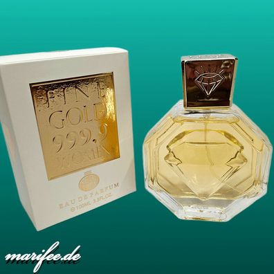 Eau de Parfum Fine Gold 999,9 Women, 100 ml Glasflakon Art.-Nr. 43202