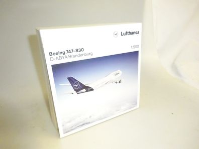 1:500 Herpa Wings 531283 Boeing 747-830 Brandenburg, neuw./ovp