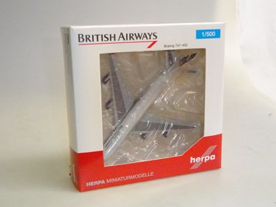 1:500 Herpa Wings 528030 Boeing 747-400 BA, neuw./ovp