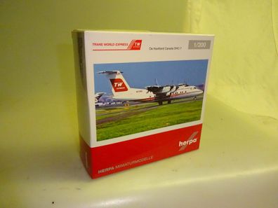 1:500 Herpa Wings 559041 De Havilland Trans World Express, neuw./ovp