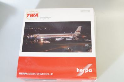 1:200 Herpa 557740 Boeing 707-320 TWA, neuw./ovp