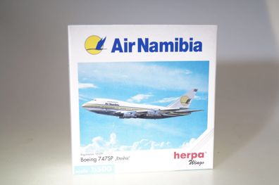 1:500 Herpa 502573 Air Namibia Boeing 747 SP Etosha, neuw./ovp