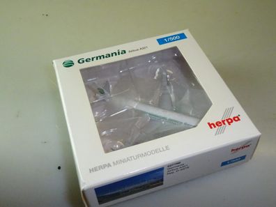 1:500 Herpa Wings 527798 Airbus A321 Germania, neuw./ovp
