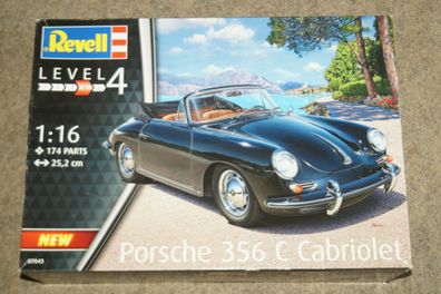 Bausatz 1:16 Revell 07043 Porsche 356C Cabrio, neu (Kopie)