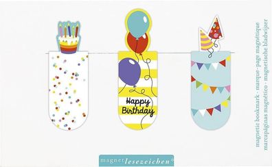 moses. 31128 Magnetlesezeichen Happy Birthday