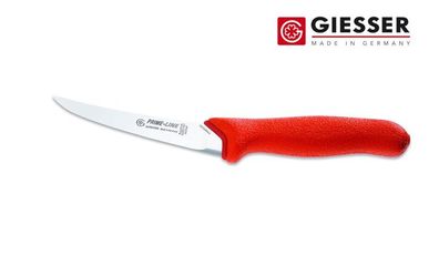 Giesser Ausbeinmesser Fleischermesser Metzger PrimeLine rot Klinge 13cm flexibel
