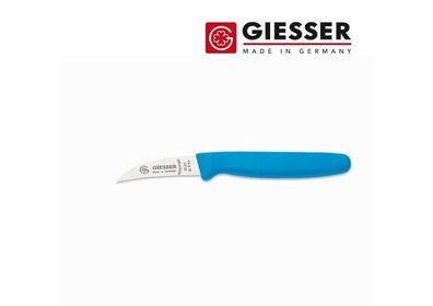 Giesser Messer SP - 6 cm gebogen grün Kneipchen Obst Gemüse Schäl Tourniermesser