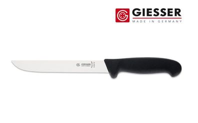 Giesser Messer Ausbeinmesser Schlachtmesser Fleischer stark Klinge 18 cm schwarz