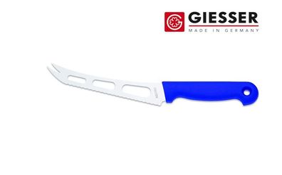 Giesser Messer Weichkäsemesser Käsemesser blau Klinge 15 cm mit Wellenschliff