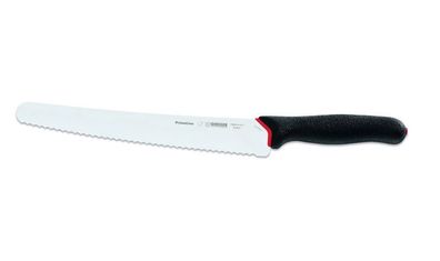 Giesser Messer Brotmesser Universalmesser PrimeLine schwarz - 6 mm Welle - 25 cm