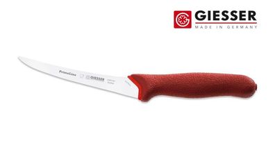 Giesser Ausbeinmesser Fleisch PrimeLine rutschfest scharf rot 15cm sehr flexibel