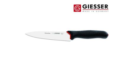 Giesser Messer Küchenmesser Kochmesser PrimeLine Profimesser schmal schwarz 16cm