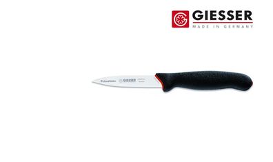 Giesser Messer Gemüsemesser Spickmesser Küchenmesser Obst PrimeLine schwarz 8 cm