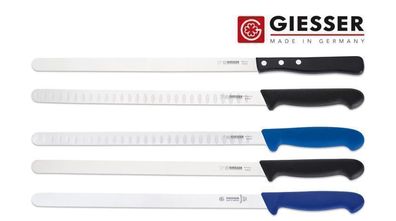 Giesser Messer Lachsmesser Fischfiliermesser Filetiermesser schwarz blau 31 cm