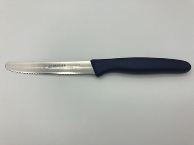 Giesser Messer Tomatenmesser Universalmesser Griff neu 11 cm Welle midnight blue