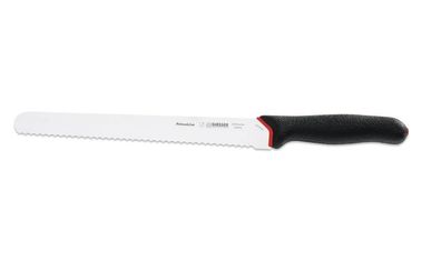 Giesser Messer Brotmesser Universalmesser PrimeLine schwarz - 6 mm Welle 25 cm