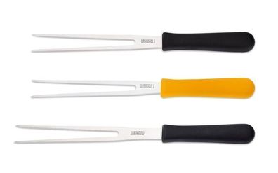 Giesser Messer Fleischgabel Wurstgabel Serviergabel Gabel 18 + 21 cm in 5 Farben