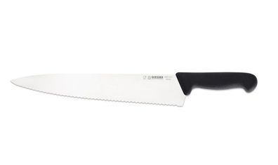 Giesser Messer Küchenmesser Kochmesser Profimesser breit schwarz 6mm Welle 31cm