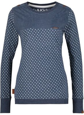 Alife &amp; Kickin Damen LeonieAK B Longsleeve Marine Melange