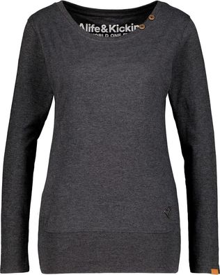 Alife &amp; Kickin Damen ConnyAK A Longsleeve Moonless Melange