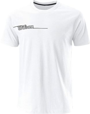 Wilson T-Shirt Herren T hirt Team Ii Tech Tee White 97142