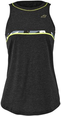 Babolat Damen Shirt Tank Top Aero Cotton Women Black 1367140