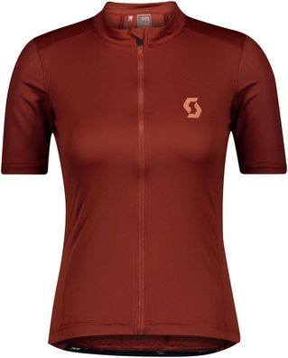 Scott Damen Radsport Zubehör Radtrikot Endurance 10 S/Sl Rust Red/Brick Red 113691
