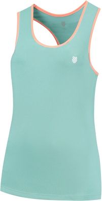 K-Swiss Damen Shirt Tank Top K Swiss Hypercourt Speed 4 Nile Blue 1363306