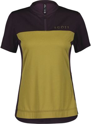 Scott Damen Radsport Zubehör Radtrikot Trail Flow Zip Ss 189093