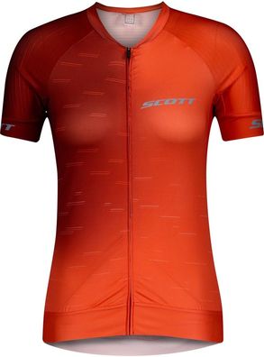 Scott Damen Radsport Zubehör Radtrikot Rc Pro S/Sl Flame Red/Glace Blue 113492