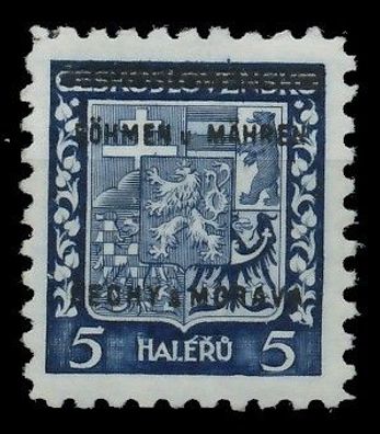 BÖHMEN MÄHREN Nr 1 postfrisch X9F67FA