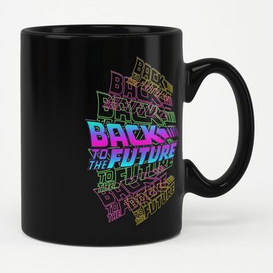 Back To The Future Tasse/Kaffeebecher Neon Logos Mug