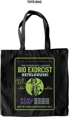 Beetlejuice 2 Bio Exorcist Tote Bag BTL08852TBB