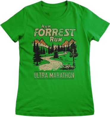 Forrest Gump Damen T-Shirt Run Ultra Marathon Girly Tee PM-5-FG003