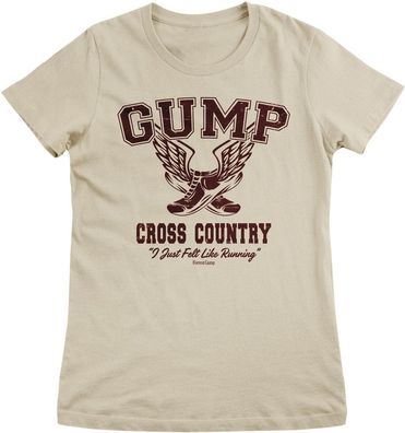 Forrest Gump Damen T-Shirt Cross Country Girly Tee PM-5-FG001