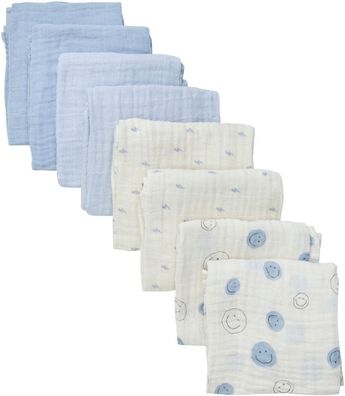 Pippi Babywear Kinder Windeln Cloth Muslin (8-Pack) 5871