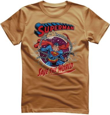 Superman Save The World T-Shirt WB-1-SUP022