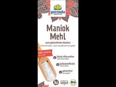 Govinda 6x Maniok Mehl 450g